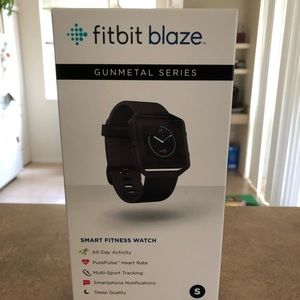 Brand New Fit Bit Blaze (Gun Metal Edition)